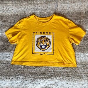 Nike LSU Tiger Graphic Tee Crop Top